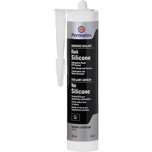 Scellant adh&eacute;sif RTV, 300 ml, Cartouche, Noir Helyx Safety & Industrial Supplies