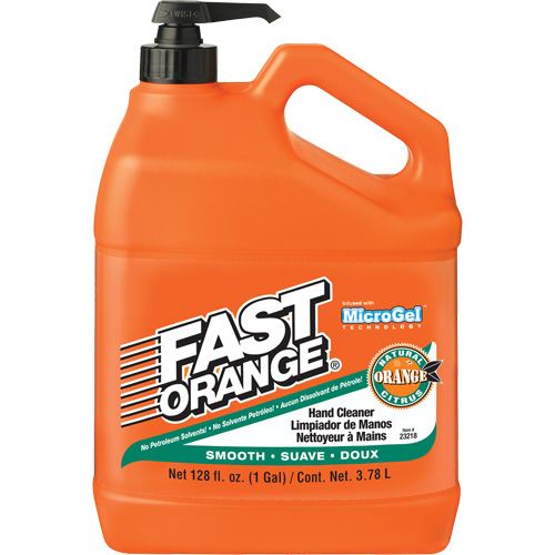 Nettoyant &agrave; mains, Lotion, 3,78 L, Bouteille &agrave; pompe, Orange Helyx Safety & Industrial Supplies