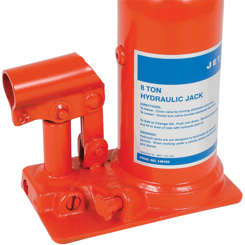 JHJ-8 Super Heavy-Duty Bottle Jack, 8 Ton(s), 15-3/8" Raised Height Helyx Safety & Industrial Supplies