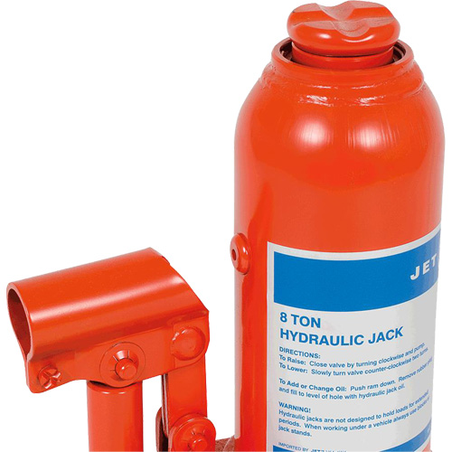 JHJ-8 Super Heavy-Duty Bottle Jack, 8 Ton(s), 15-3/8" Raised Height Helyx Safety & Industrial Supplies