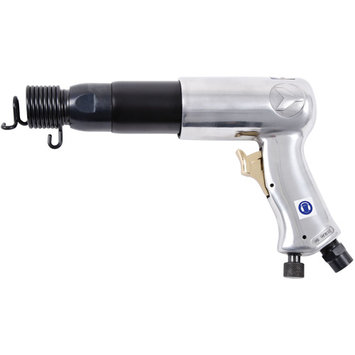 Marteau pneumatique AH150L &agrave; long baril et mandrin 0,401, 4,2 pi³/min, 1/4" NPT, 2000 coups/min Helyx Safety & Industrial Supplies