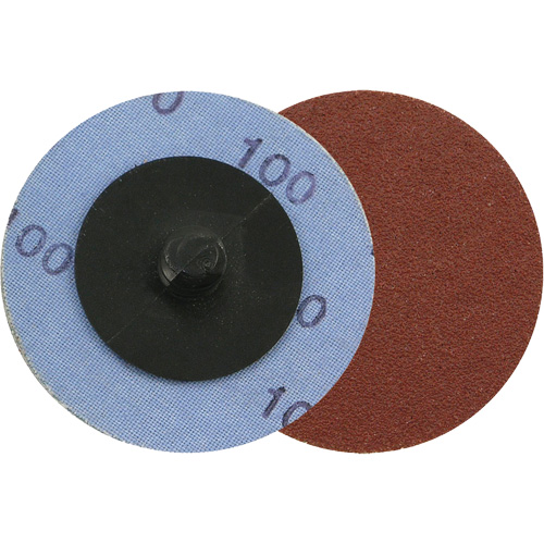 Disque de ponçage &agrave; support en tissu, 3" dia., Grain A80, Oxyde d'aluminium Helyx Safety & Industrial Supplies
