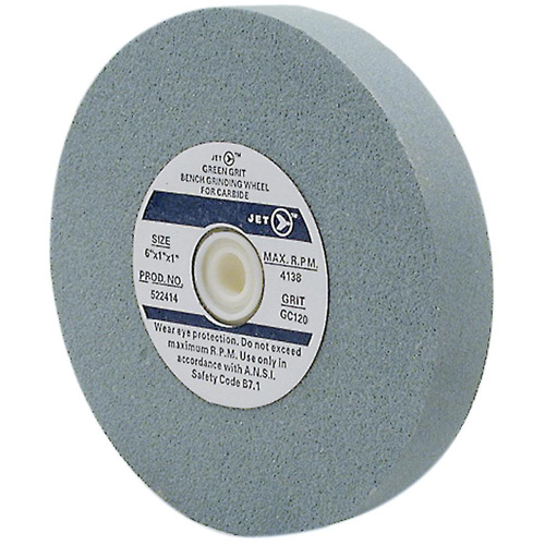 Bench Grinding Wheel, 8" x 1", 1" Arbor, Silicon Carbide Helyx Safety & Industrial Supplies