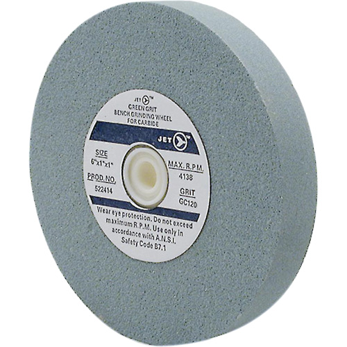 Bench Grinding Wheel, 8" x 1", 1" Arbor, Silicon Carbide Helyx Safety & Industrial Supplies