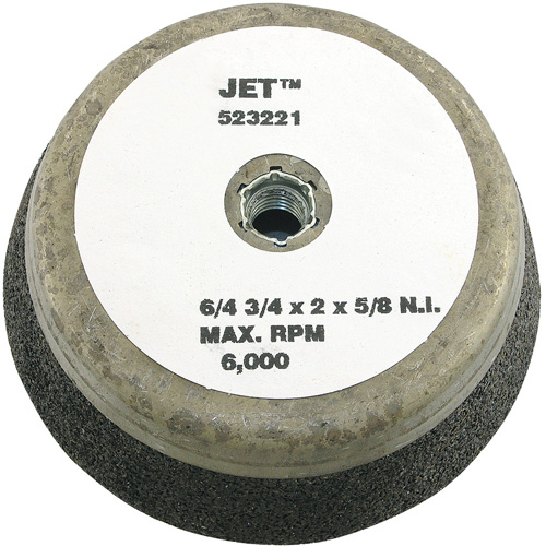 Resin Bond Cup Wheel, 6" x 2", 5/8"-11NC Arbor, Type 11 Helyx Safety & Industrial Supplies