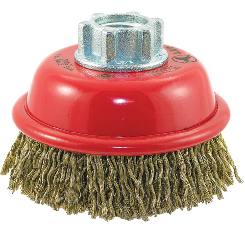 MAXI-CRIMPED Premium Crimped Wire Cup Brush Helyx Safety & Industrial Supplies