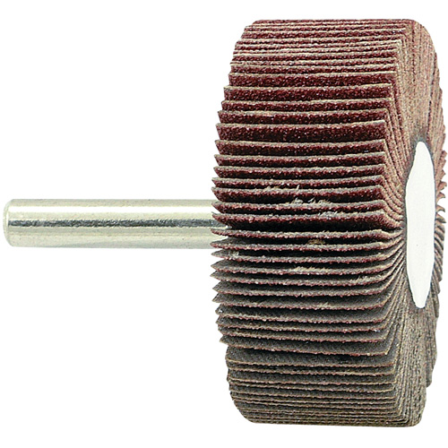 Shaft Mounted Flapwheel, 80 Grit, 2" x 3/4" x 1/4" Helyx Safety & Industrial Supplies