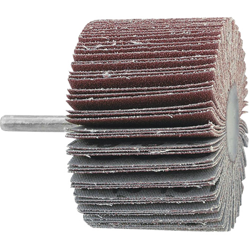 Mounted Flapwheel, 60 Grit, 3" x 1" x 1/4" Helyx Safety & Industrial Supplies