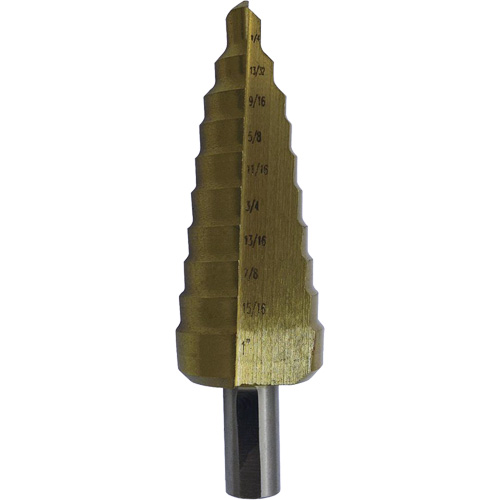 Foret &eacute;tag&eacute; M35 de premi&egrave;re qualit&eacute; JET-KUT Super, 3/16" - 1/2", Incr&eacute;ments de 1/16", Acier rapide Helyx Safety & Industrial Supplies