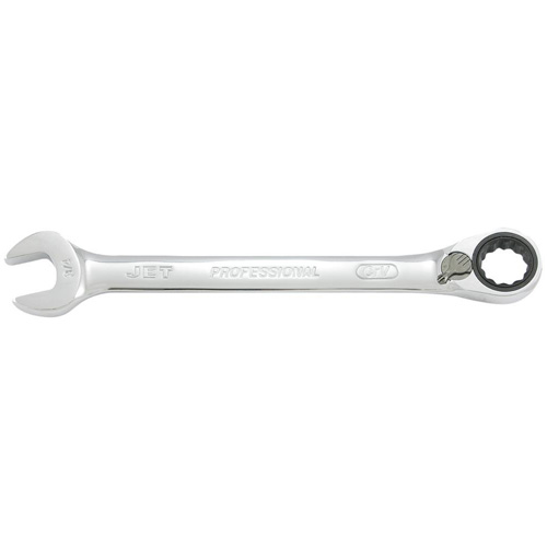 Long Pattern Reversible Ratcheting Combination Wrench, 7/16", Chrome Finish Helyx Safety & Industrial Supplies