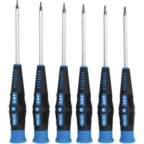 Jeu de tournevis de pr&eacute;cision Torx, 6 Helyx Safety & Industrial Supplies