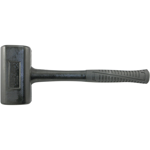 Dead Blow Hammer, 4 lbs., 14-3/4", Fibreglass/Wood/Tubular Steel Handle Helyx Safety & Industrial Supplies