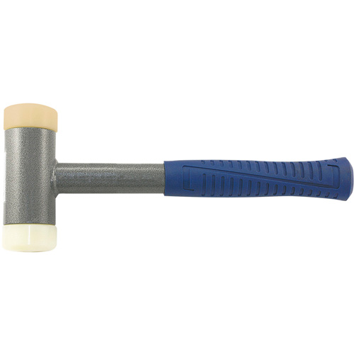 Heavy-Duty Soft-Face Dead Blow Hammer, 2.25 lbs. Head Weight, Polyurethane Face, Tubular Steel Handle Helyx Safety & Industrial Supplies
