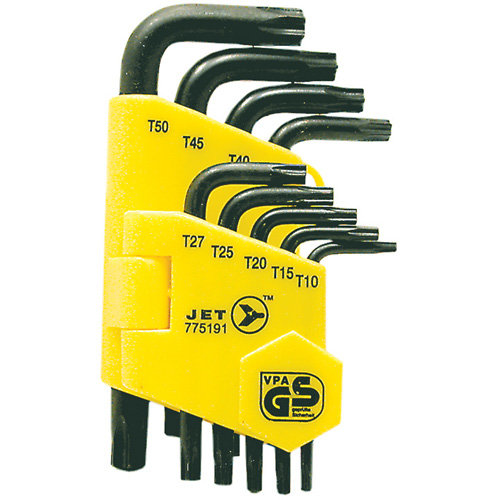 Jeu de cl&eacute;s inviolables JTK-9TP (9 morceaux), 9 mcx, Torx Helyx Safety & Industrial Supplies