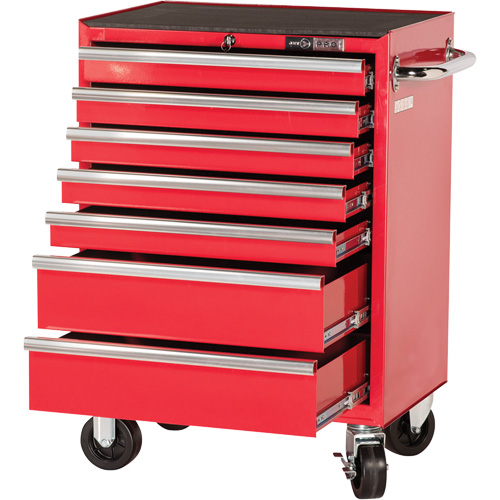 PRC2707 Armoire roulante de s&eacute;rie Pro, 7 tiroirs, 27" la x 16" p x Rouge Helyx Safety & Industrial Supplies