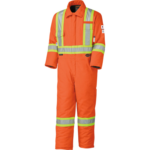 5532A High Visibility FR Rated & Arc Rated Safety Coveralls, Size 2X-Large, High Visibility Orange, 58 cal/cm² Helyx Safety & Industrial Supplies