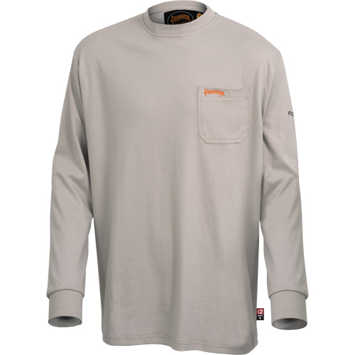 333 Flame-Resistant Long-Sleeved Cotton Shirt, 2X-Large, Grey Helyx Safety & Industrial Supplies
