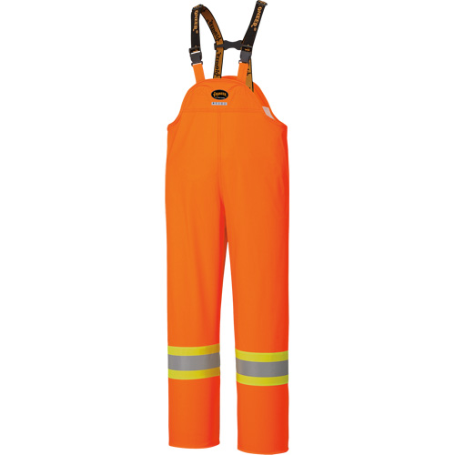 5893 High Visibility Flame Resistant Waterproof Bib Pants, Large, High Visibility Orange Helyx Safety & Industrial Supplies
