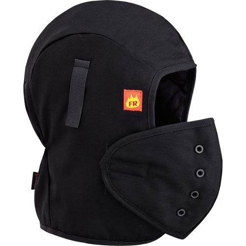 566A Doublure matelass&eacute;e FR pour casque, Noir, Coton Helyx Safety & Industrial Supplies