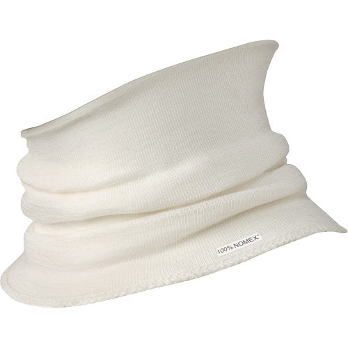 C207 Chauffe-cou & pare-vent, Blanc, Nomex Helyx Safety & Industrial Supplies