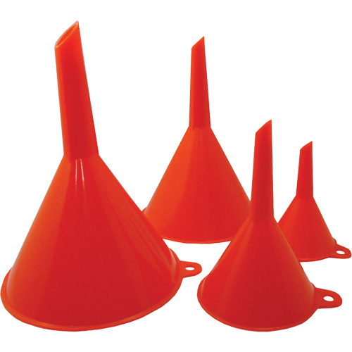 Ensemble d'entonnoirs &agrave; usages multiples, Poly&eacute;thyl&egrave;ne Helyx Safety & Industrial Supplies