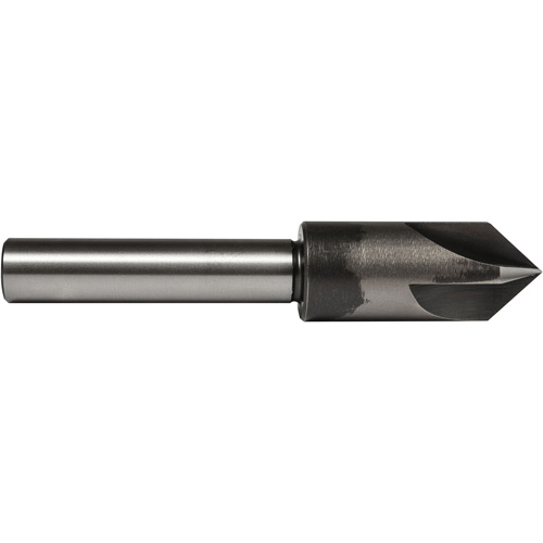 Fraise conique, 3/4", Acier rapide, Angle de 82°, 4 cannelures Helyx Safety & Industrial Supplies