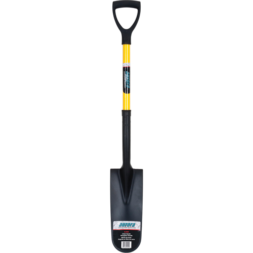 Drain Spade Shovels, Tempered Steel, 16" x 6" Blade, 28-1/2" L, D-Grip Handle Helyx Safety & Industrial Supplies