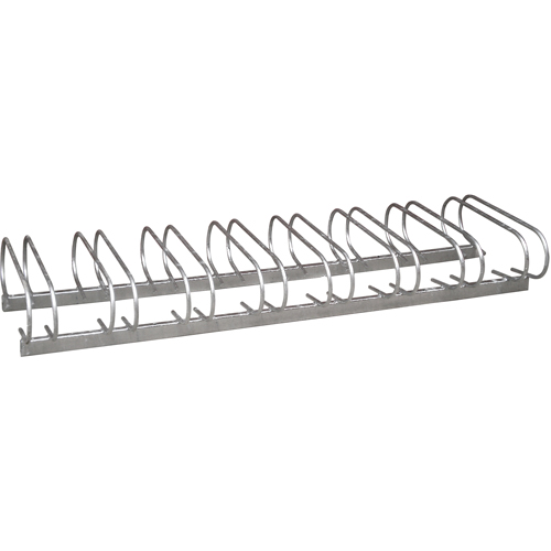 Style Bicycle Rack, Galvanized Steel, 8 Bike Capacity Helyx Safety & Industrial Supplies