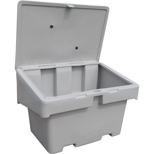 Salt Sand Container SOS, 48" x 33" x 34", 18.5 cu. Ft., Grey Helyx Safety & Industrial Supplies