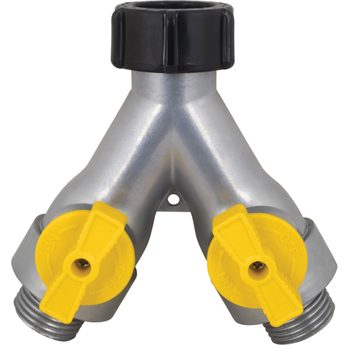Connecteurs de tuyaux &agrave; deux voies en Y en m&eacute;tal HiFlo Helyx Safety & Industrial Supplies