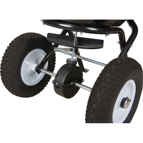Broadcast Spreader, 22000 sq. ft., 100 lbs. capacity Helyx Safety & Industrial Supplies