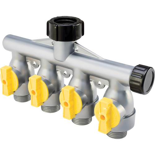 HiFlo Metal 4-Way Hose Valves Helyx Safety & Industrial Supplies