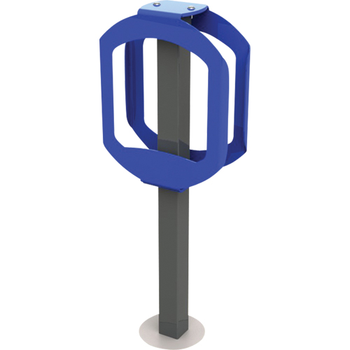 Supports pour bicyclettes Bike Stop, Acier, 2 bicyclettes Helyx Safety & Industrial Supplies
