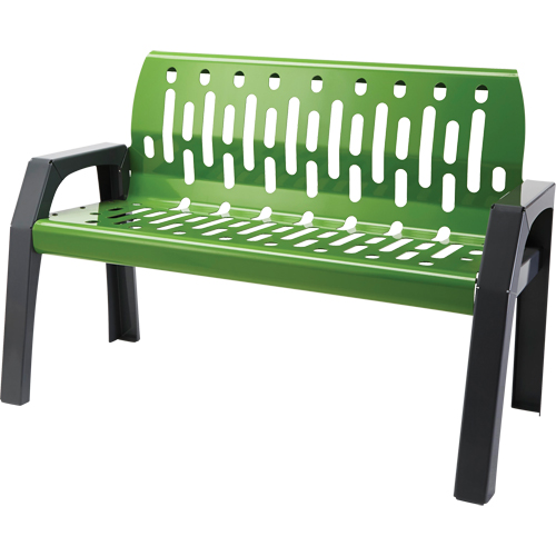 Bancs Stream, Acier, 48" lo x 48" la x 34" h, Vert Helyx Safety & Industrial Supplies