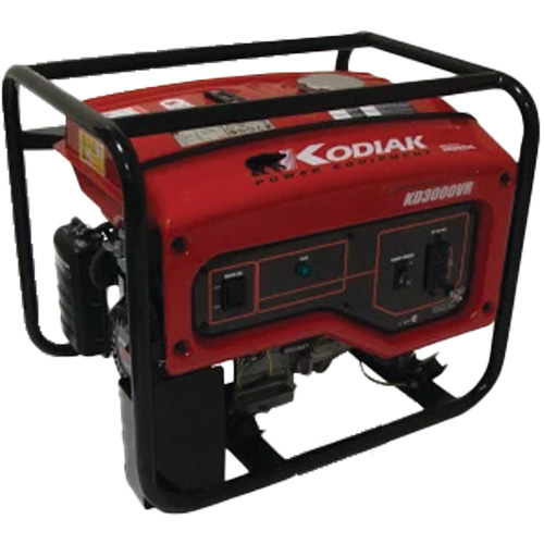 Kodiak KD3000VR Portable Generator, 2400 W Rated, 120 V, 16 L Tank Helyx Safety & Industrial Supplies