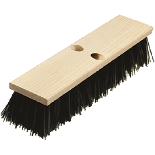 Heavy-Duty Street Broom, 14", Coarse/Stiff, Polypropylene Bristles Helyx Safety & Industrial Supplies
