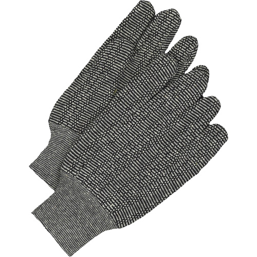 Classic Jersey Gloves, One Size, Salt & Pepper, Unlined, Knit Wrist Helyx Safety & Industrial Supplies