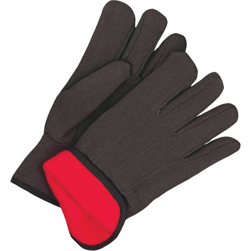 Classic Jersey Gloves, One Size, Black, Red Fleece, Slip-On Helyx Safety & Industrial Supplies