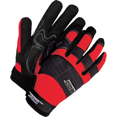 Heavy-Duty Performance Gloves with Padded Palms, Size Large, Synthetic Palm Helyx Safety & Industrial Supplies