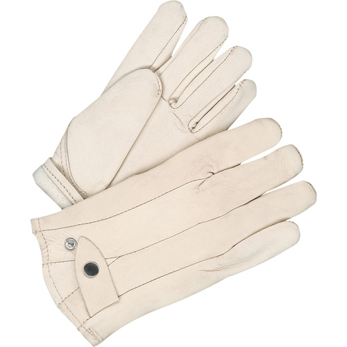 Classic Roper Gloves, 10, Grain Cowhide Palm, Fleece Inner Lining Helyx Safety & Industrial Supplies