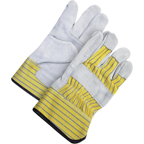 Gants d'ajusteur classiques, Taille unique, Paume en Cuir de vache refendu, Doublure en Molleton Helyx Safety & Industrial Supplies