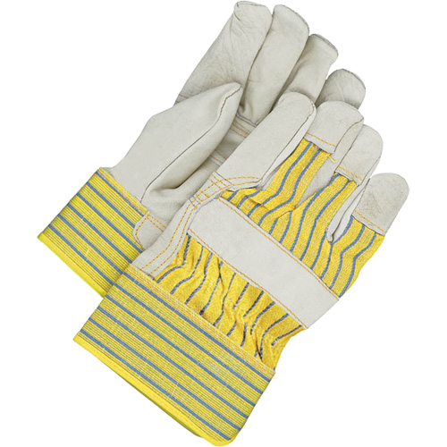 Gants d'ajusteur avec paume renforc&eacute;e, Taille unique, Paume en Cuir fleur de vache, Doublure en Molleton Helyx Safety & Industrial Supplies