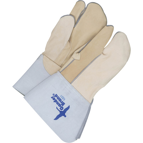 Gants &agrave; trois doigts en cuir, Cuir fleur de vache, Taille 11 Helyx Safety & Industrial Supplies