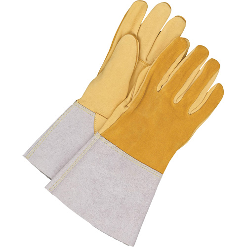 Welder Gloves, Grain Deerskin, Size Large Helyx Safety & Industrial Supplies
