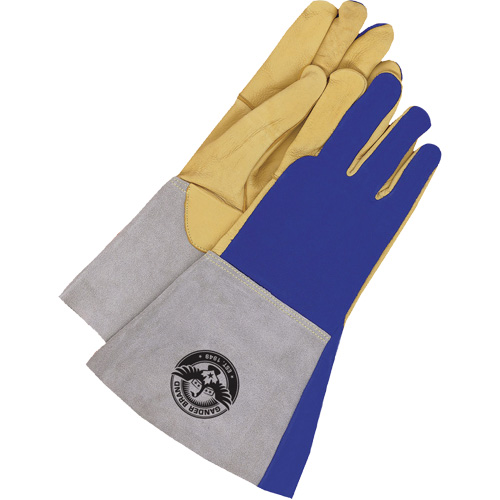 Gants de soudage &agrave; l'arc TIG et MIG, Cuir fleur de daim, Taille Grand Helyx Safety & Industrial Supplies