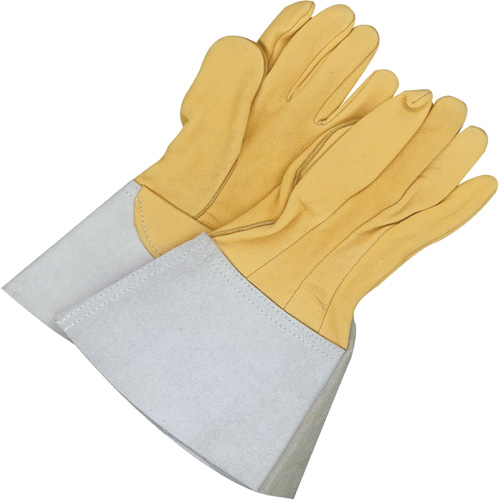 Gander Brand Reverse Grain TIG Welder Gloves, Grain Deerskin, Size 10 Helyx Safety & Industrial Supplies