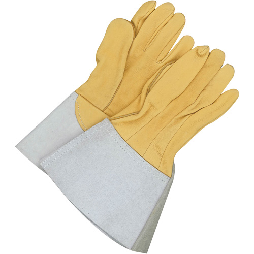 Gander Brand Reverse Grain TIG Welder Gloves, Grain Deerskin, Size 9 Helyx Safety & Industrial Supplies