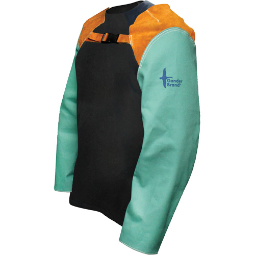 FR Canvas Welding Sleeves, 24" L, Green Helyx Safety & Industrial Supplies