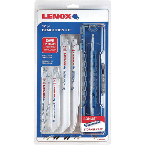 Ensemble de lames de scie alternative pour d&eacute;molitions Helyx Safety & Industrial Supplies