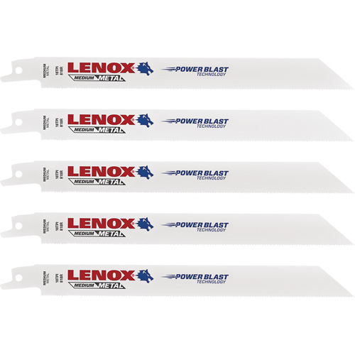 Reciprocating Saw Blade, Bi-Metal, 18 TPI, 8" L x 3/4" W Helyx Safety & Industrial Supplies